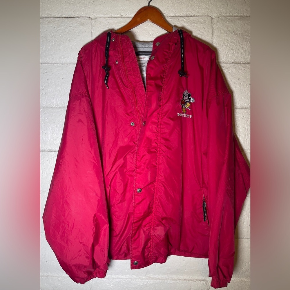 Vintage 1990’s Red Mickey Mouse Windbreaker Jacket